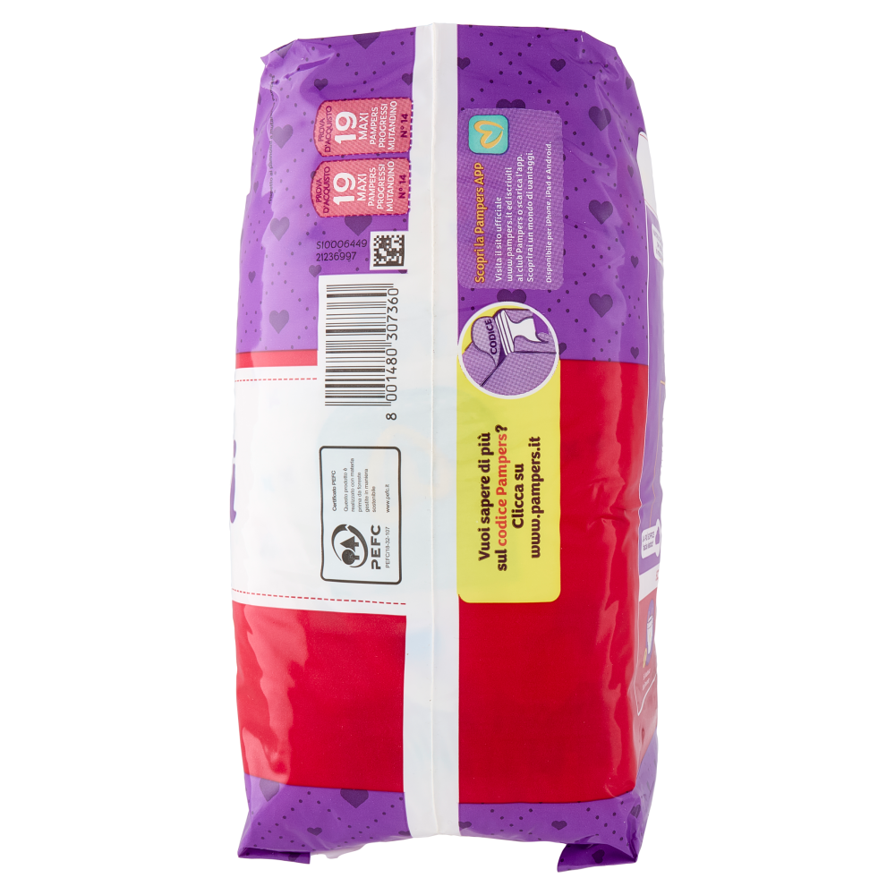 Pampers Progressi Mutandino Maxi 19 + 19 pz