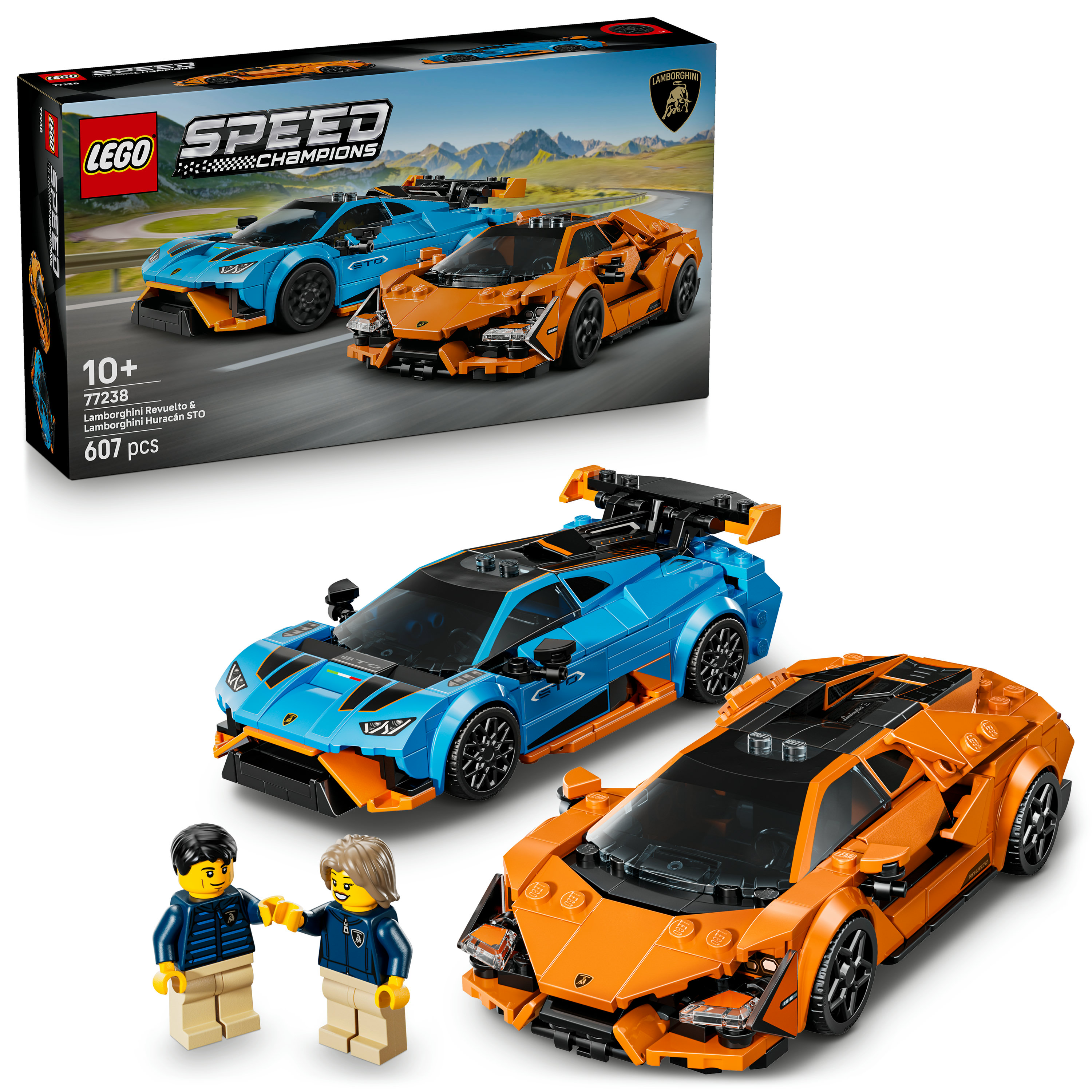 LEGO Speed Champions Lamborghini Revuelto e Huracán STO