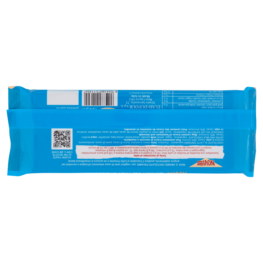 Novi Novibloc 30% Cacao Cioccolato al Latte Finissimo 150 g