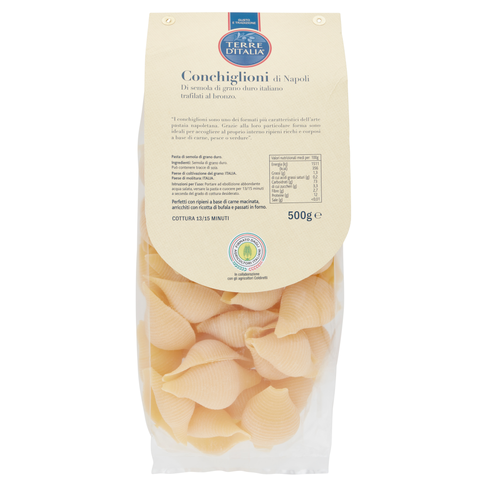 Terre d'Italia Conchiglioni di Napoli 500 g