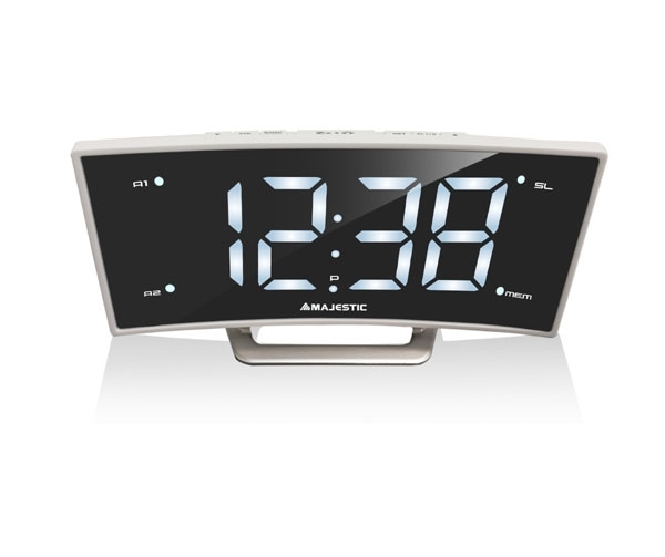 New Majestic RS-124 Orologio Digitale Bianco