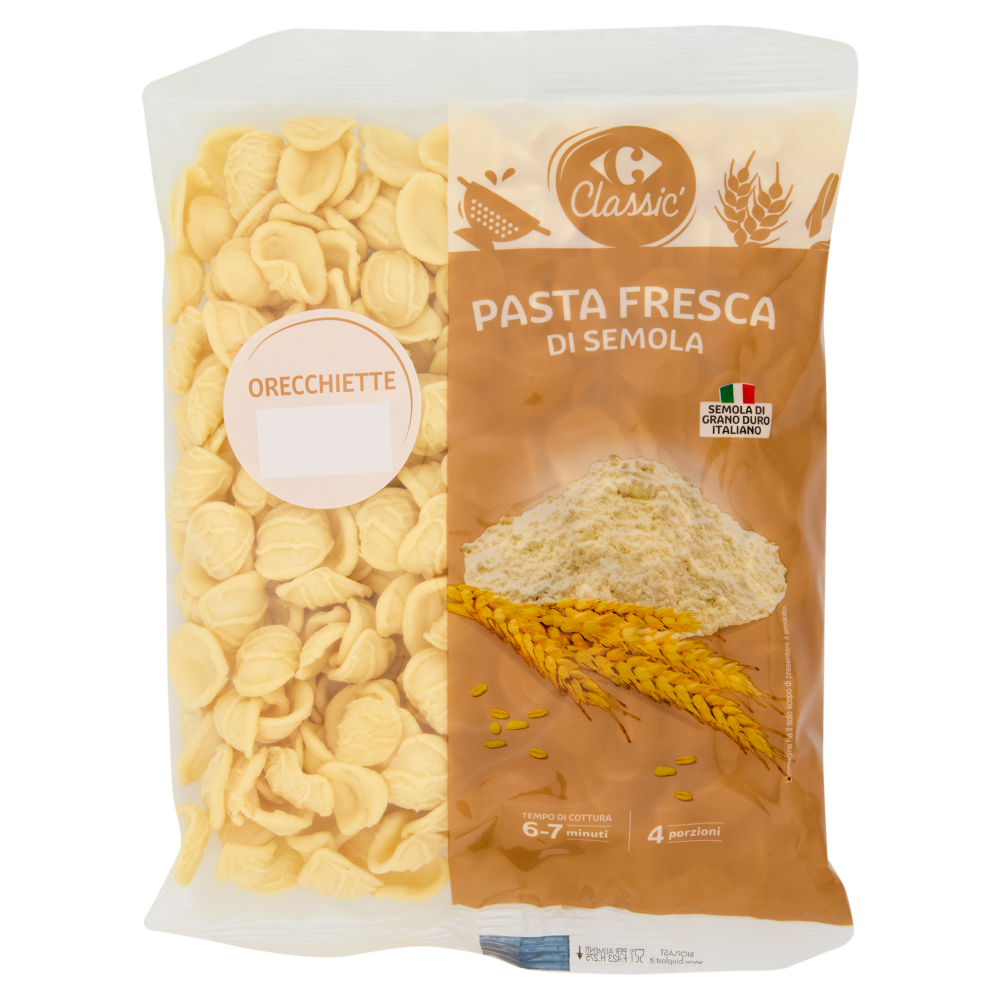 Carrefour Classic Pasta Fresca di Semola Orecchiette 500 g
