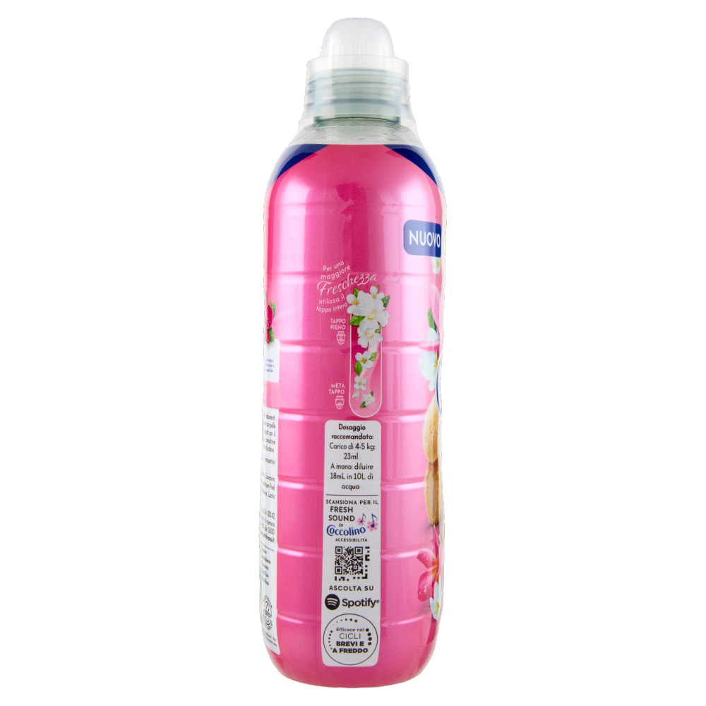 Coccolino Ammorbidente Concentrato Fresh & Protect Fiori di Tiarè & Frutti Rossi 76 Lavaggi 1750 ml