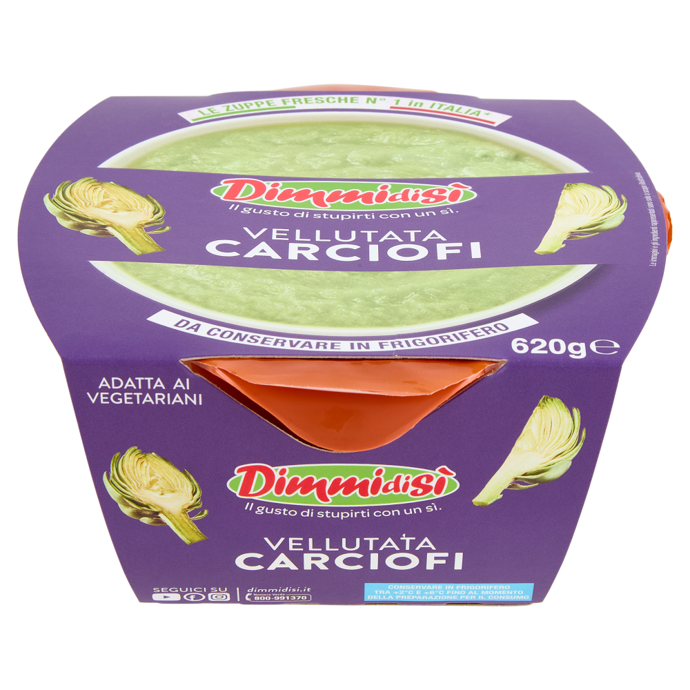 DimmidiSì Vellutata Carciofi 620 g
