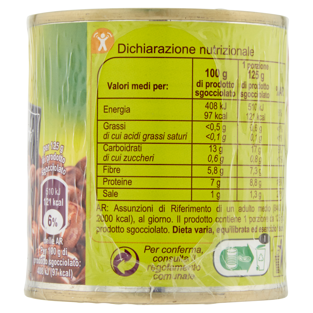 Carrefour Fagioli Borlotti 3 x 200 g
