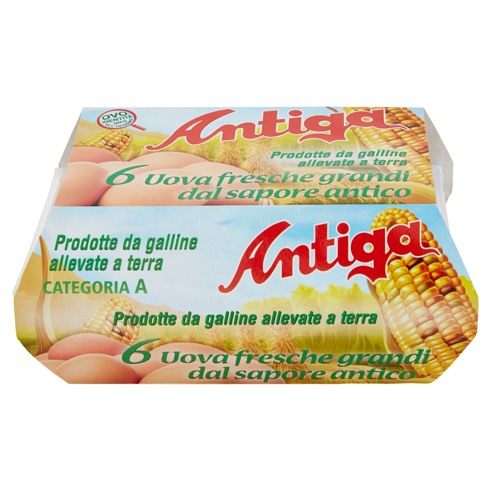 Antiga 6 Uova fresche grandi dal sapore antico