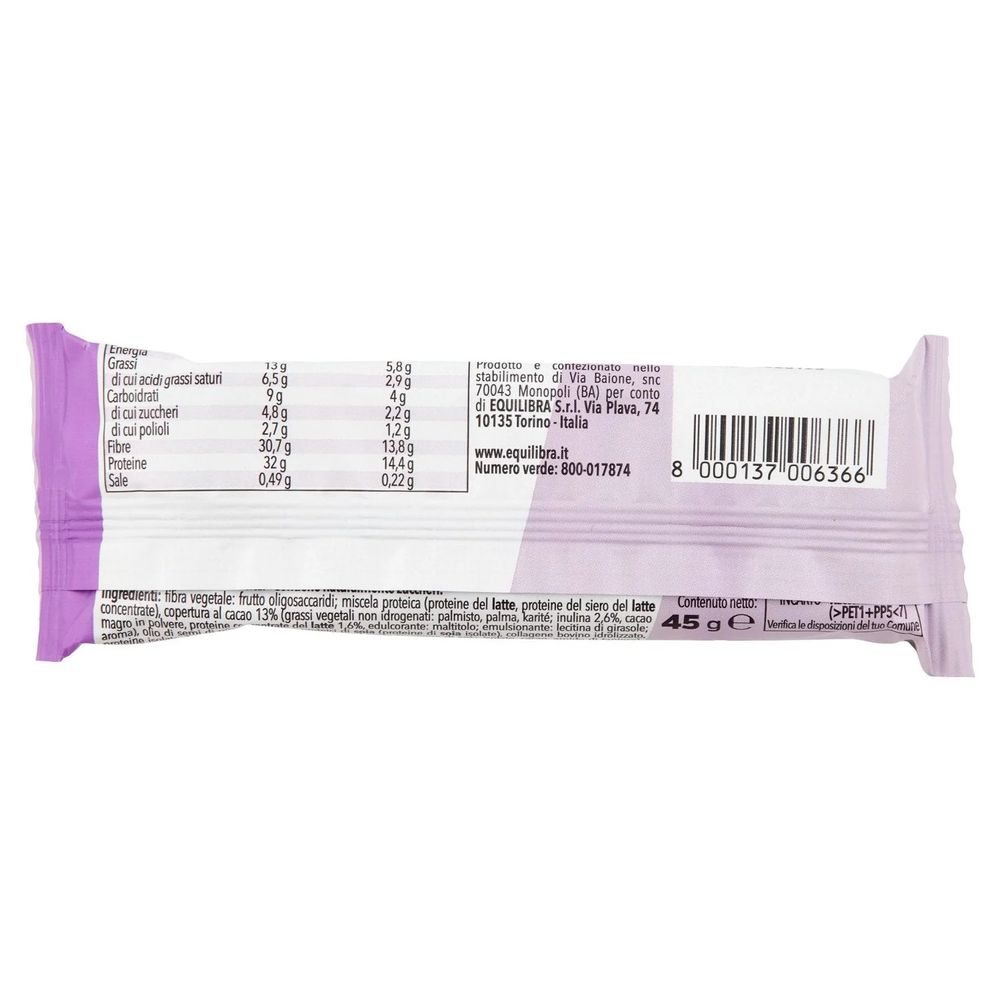 Equilibra Barretta Protein 32% Zero Crispy Coffee 45 g