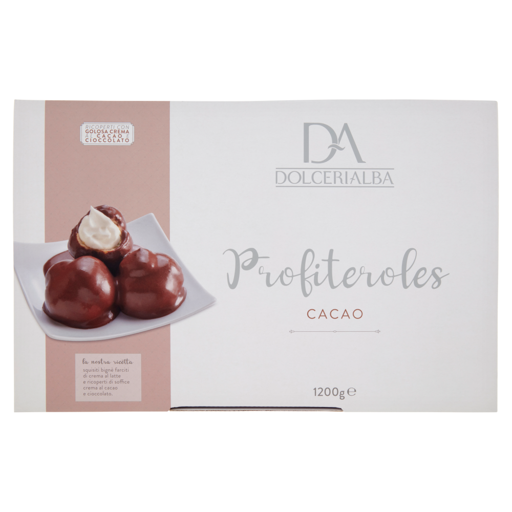 Dolcerialba Profiteroles Cacao 24 Profiteroles 1200 g