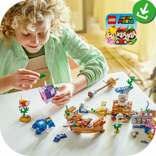 LEGO Super Mario Pack di espansione Il veliero sommerso di Dorrie