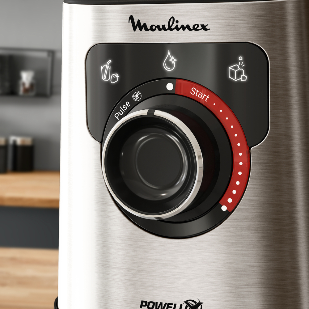 Moulinex LM871D Frullatore PerfectMix+ Silver con caraffa in vetro