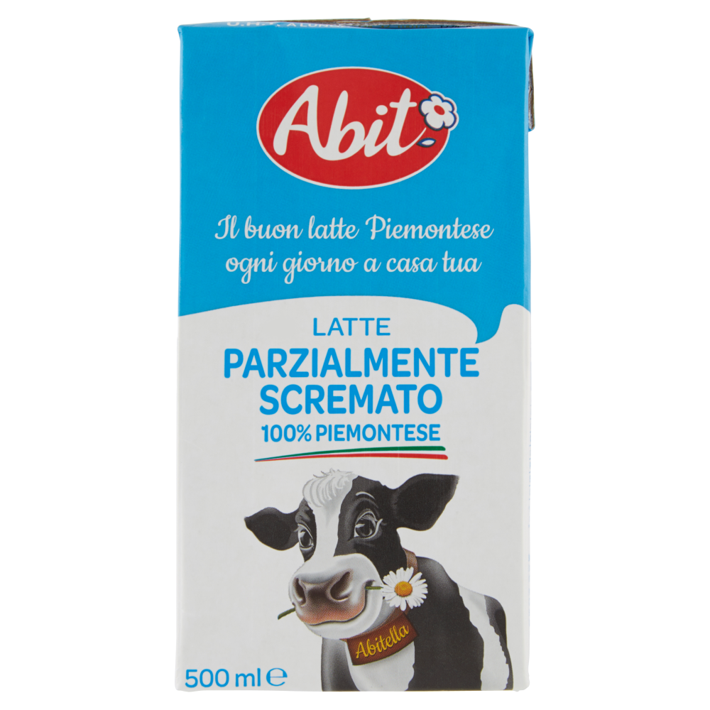 Abit Latte Parzialmente Scremato 100% Piemontese 500 ml