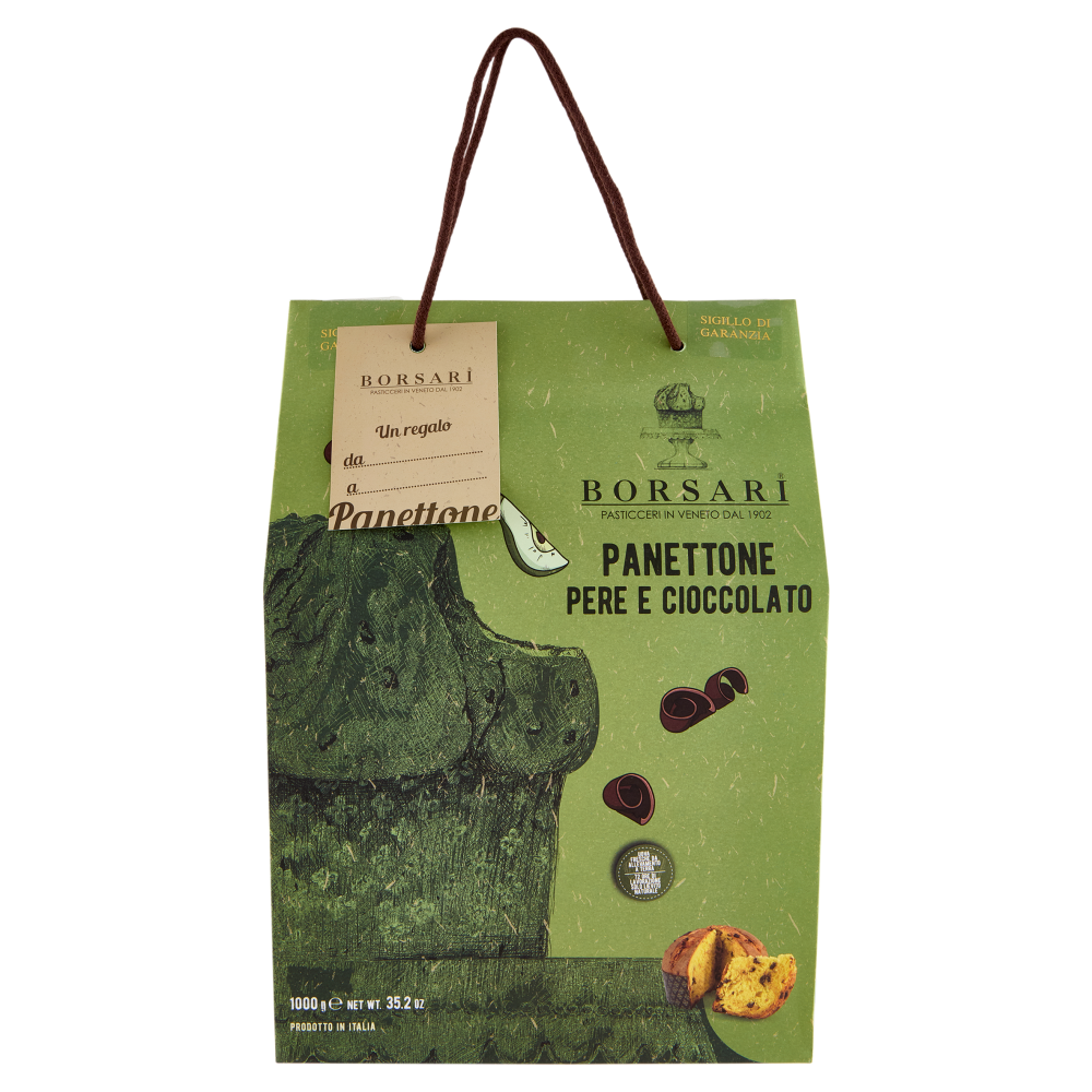 Borsari Panettone Pere e Cioccolato 1000 g