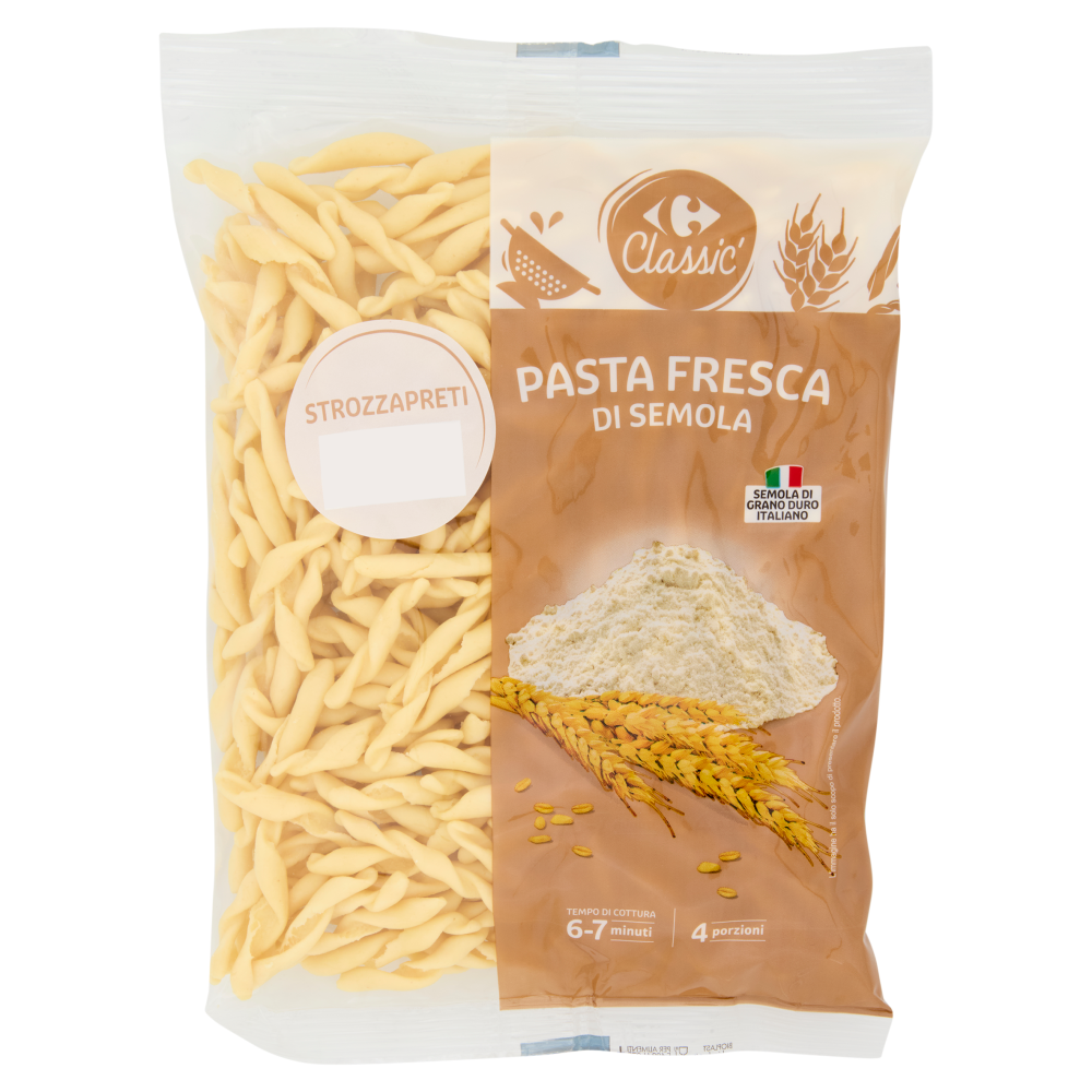 Carrefour Classic Pasta Fresca di Semola Strozzapreti 500 g