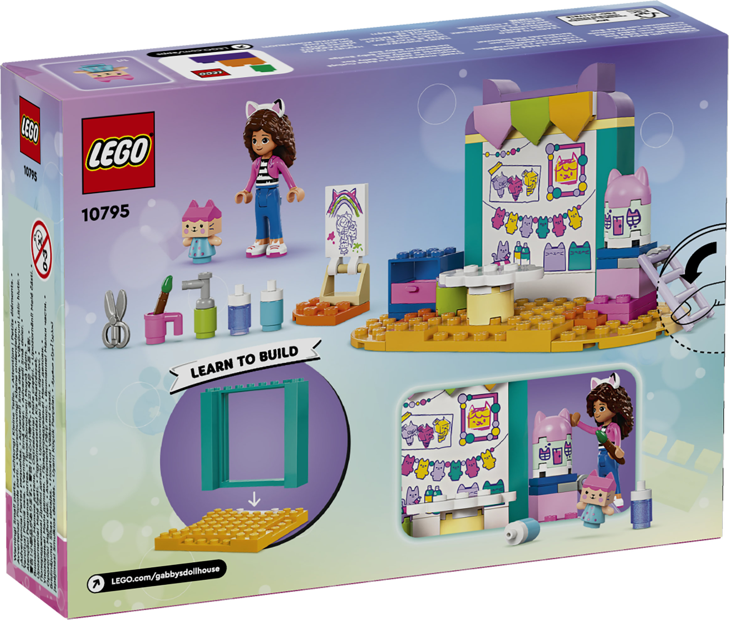 LEGO La Casa delle Bambole di Gabby 10795 Creazioni con Baby Scatola, Giochi Educativi per Bambini 4+, Idea Regalo Creativa