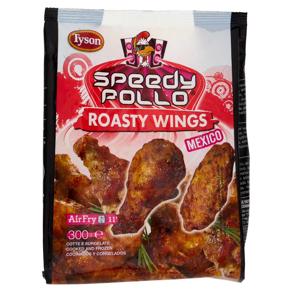 Speedy Pollo Roasty Wings Mexico Cotte e Surgelate 300 g