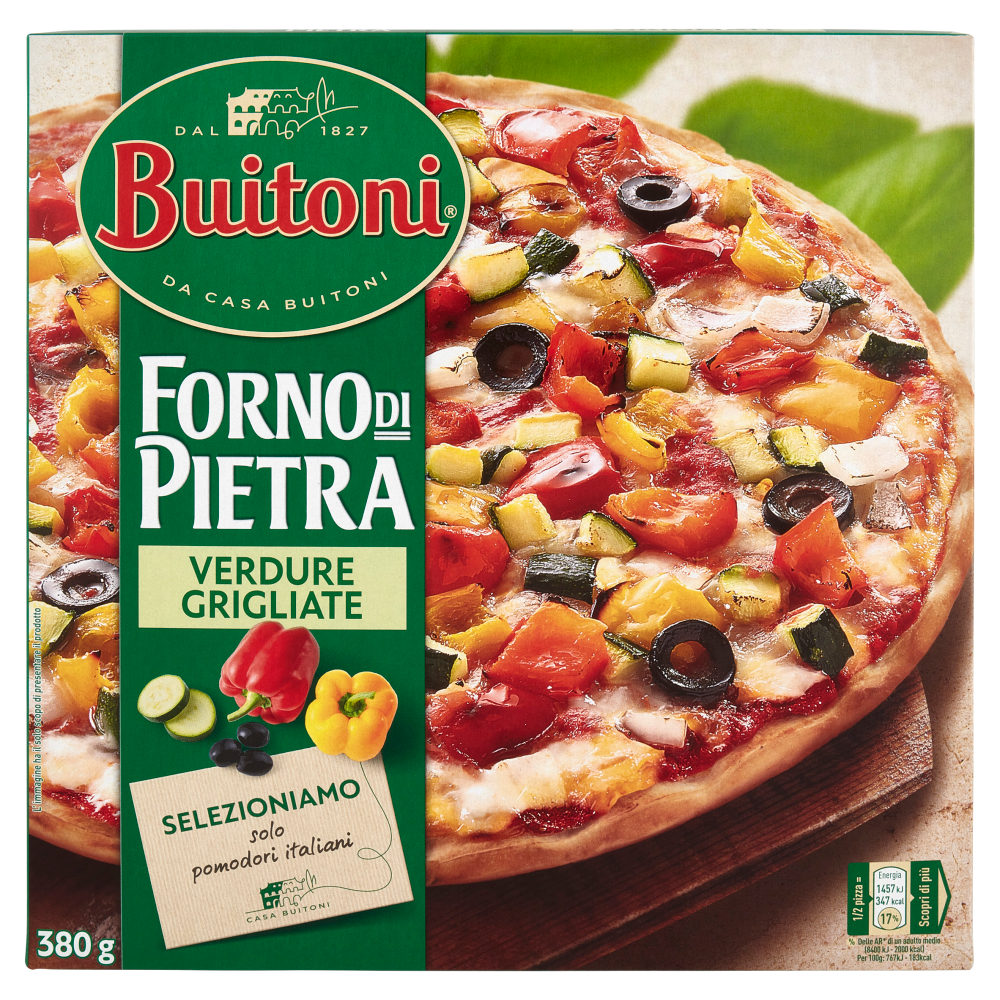 BUITONI Forno di Pietra Pizza Verdure Grigliate Pizza surgelata (1 pizza)  380g | Carrefour