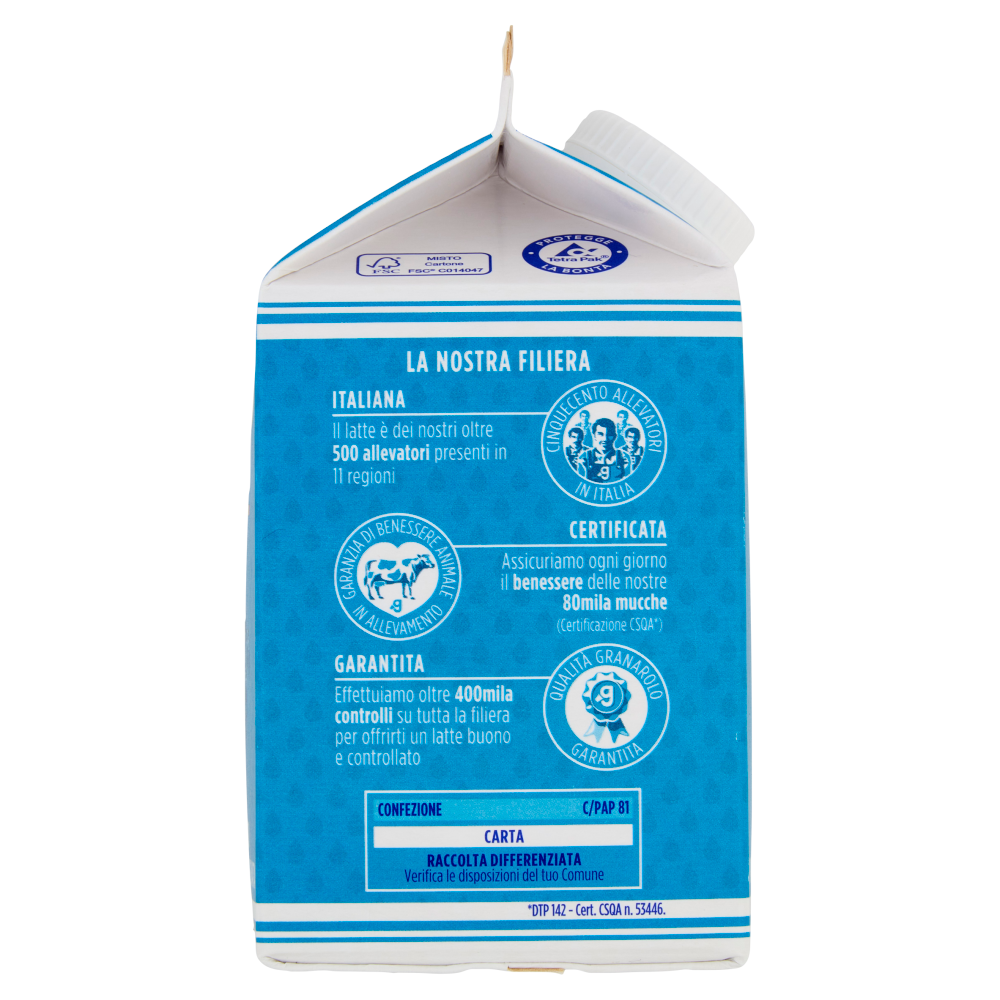 Granarolo Piacere Leggero Parzialmente Scremato Pastorizzato a Temperatura Elevata 500 ml