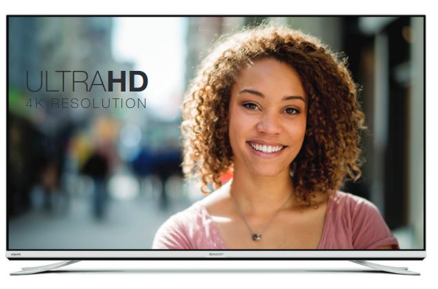 Sharp LC-55XUF8772ES TV 139,7 cm (55") 4K Ultra HD Smart TV Wi-Fi Bianco 350 cd/m&sup2;