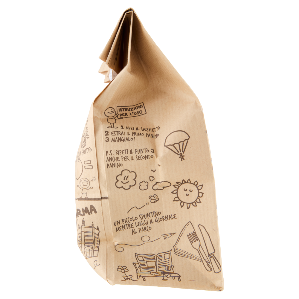 Parma Is il Pagnotto Toscano Porchetta Arrosto e Funghi Trifolati 2 Pezzi 160 g