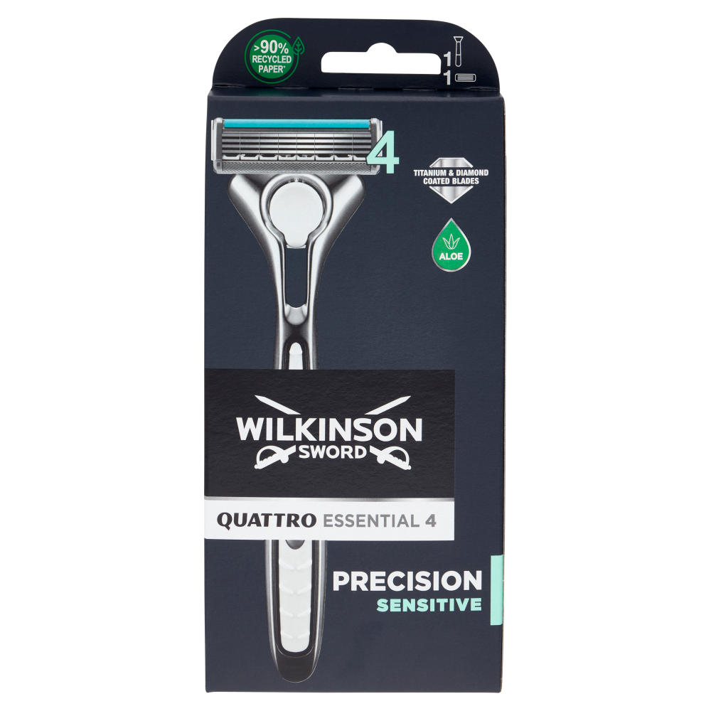 Wilkinson Sword Rasoio Quattro Essential 4 Sensitive
