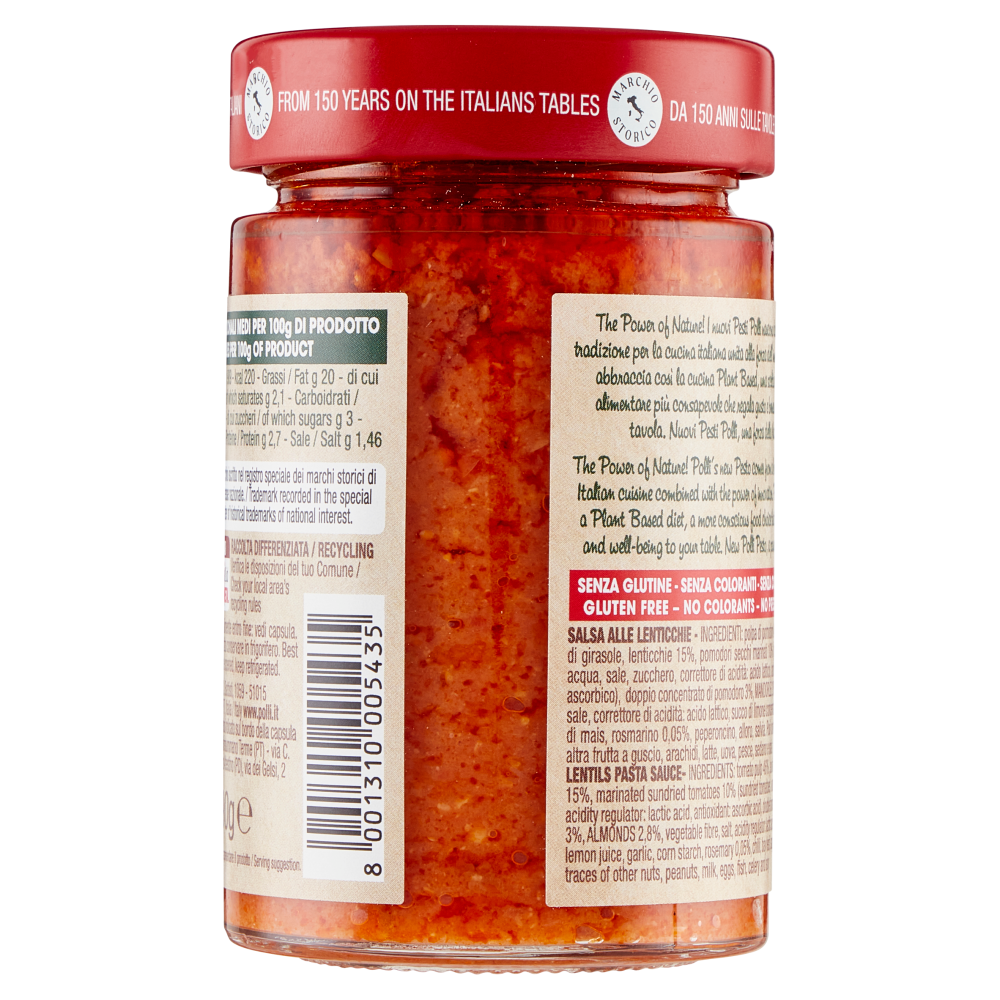 Polli I Condimenti Salsa alle Lenticchie 190 g