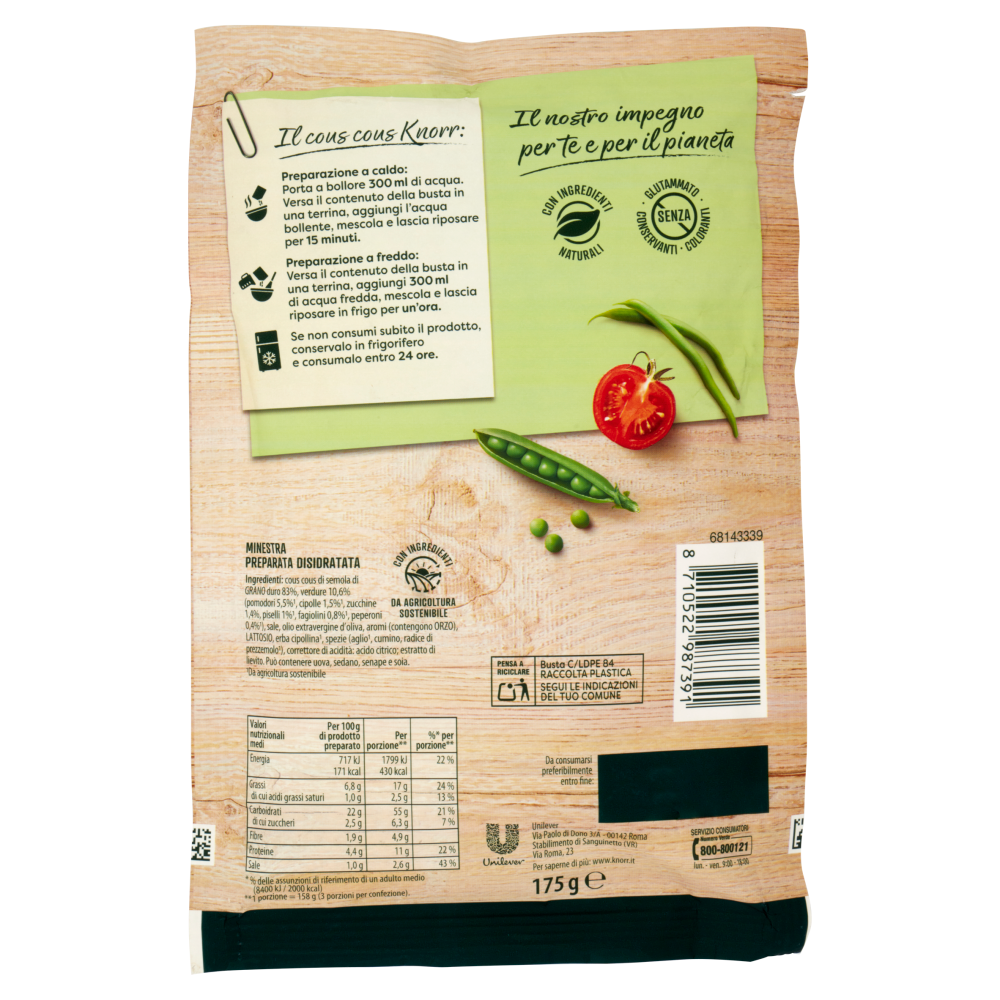Knorr Risotteria Cous Cous 175 g Carrefour