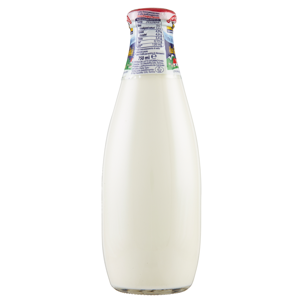 Centrale del Latte di Torino Tapporosso Alta Qualit&agrave; Latte Fresco Pastorizzato 750 ml