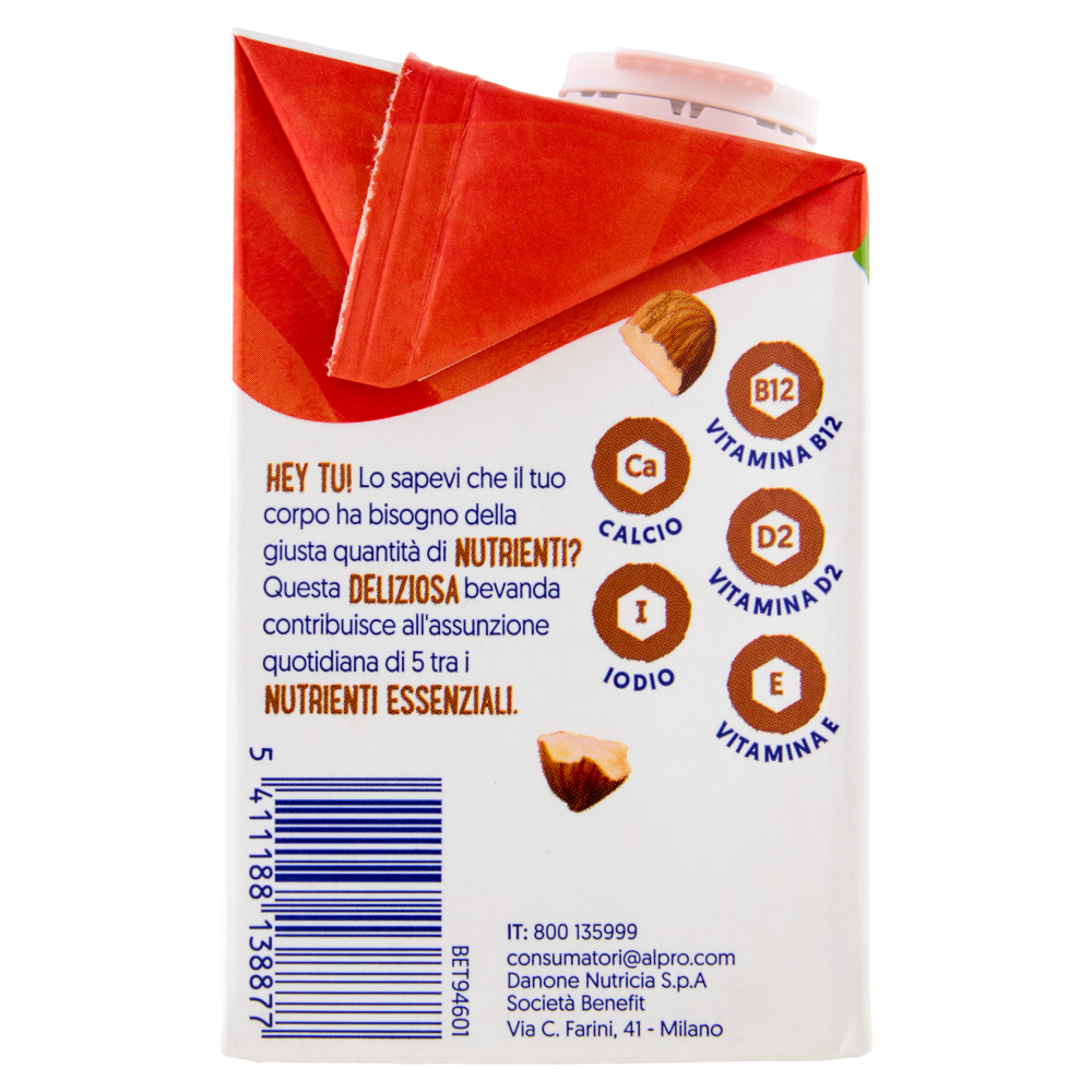 ALPRO Senza Zuccheri Mandorla, Bevanda 100% Vegetale, Basso in grassi, Senza Lattosio, 500ml