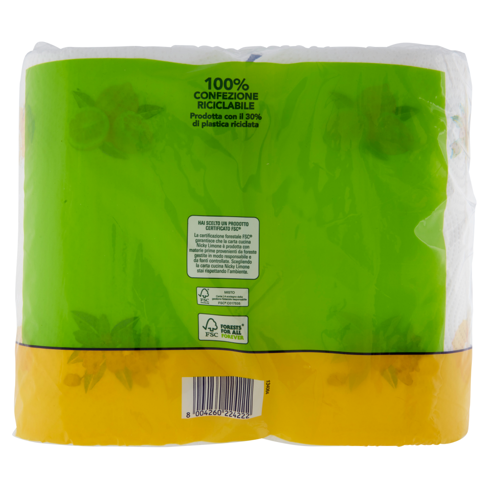 Nicky Limone Carta Cucina 6 pz