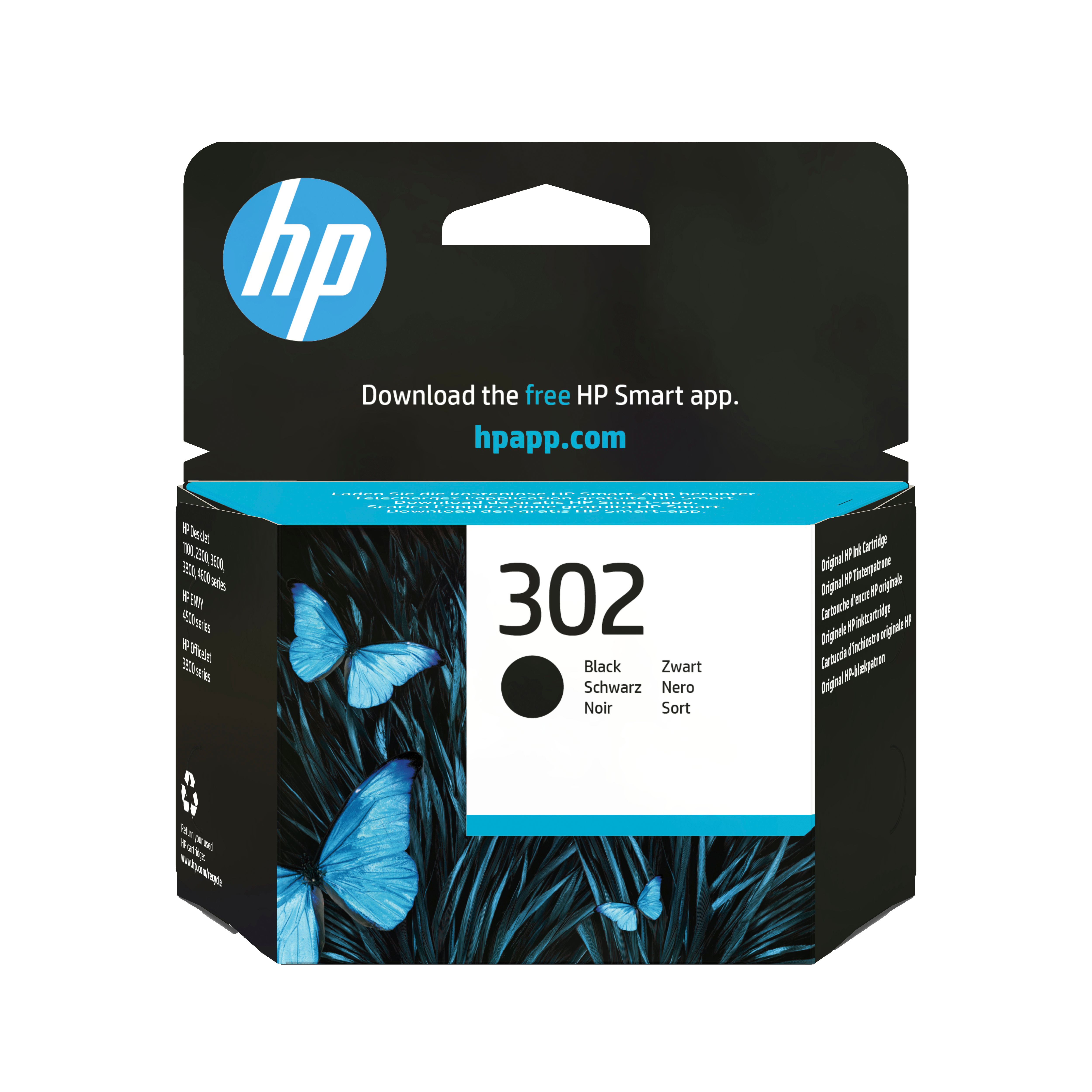HP Cartuccia originale inchiostro nero 302