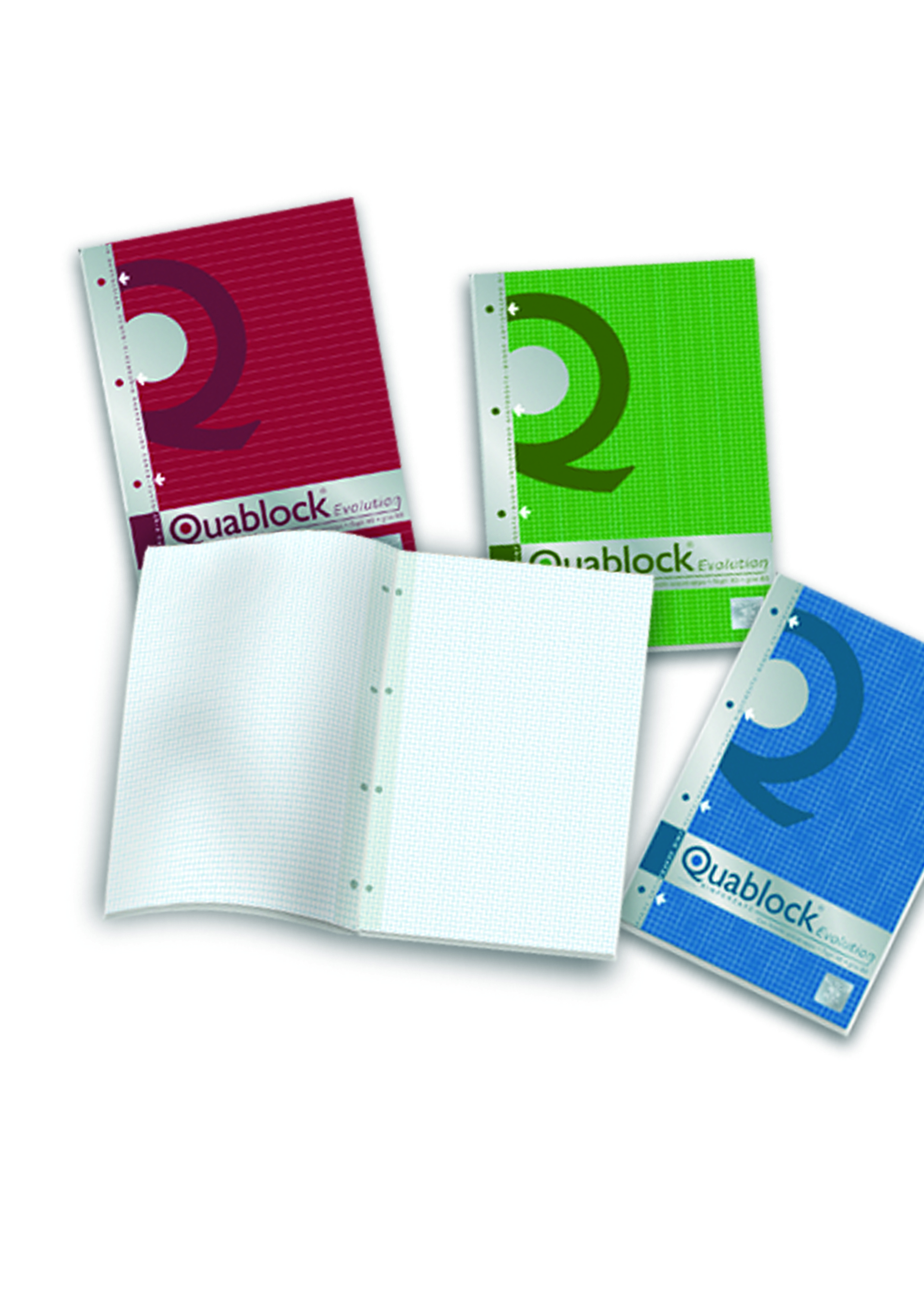 Pigna Blocco Collato Quablock A4 Rinforzato 40 Fogli Righe 4M