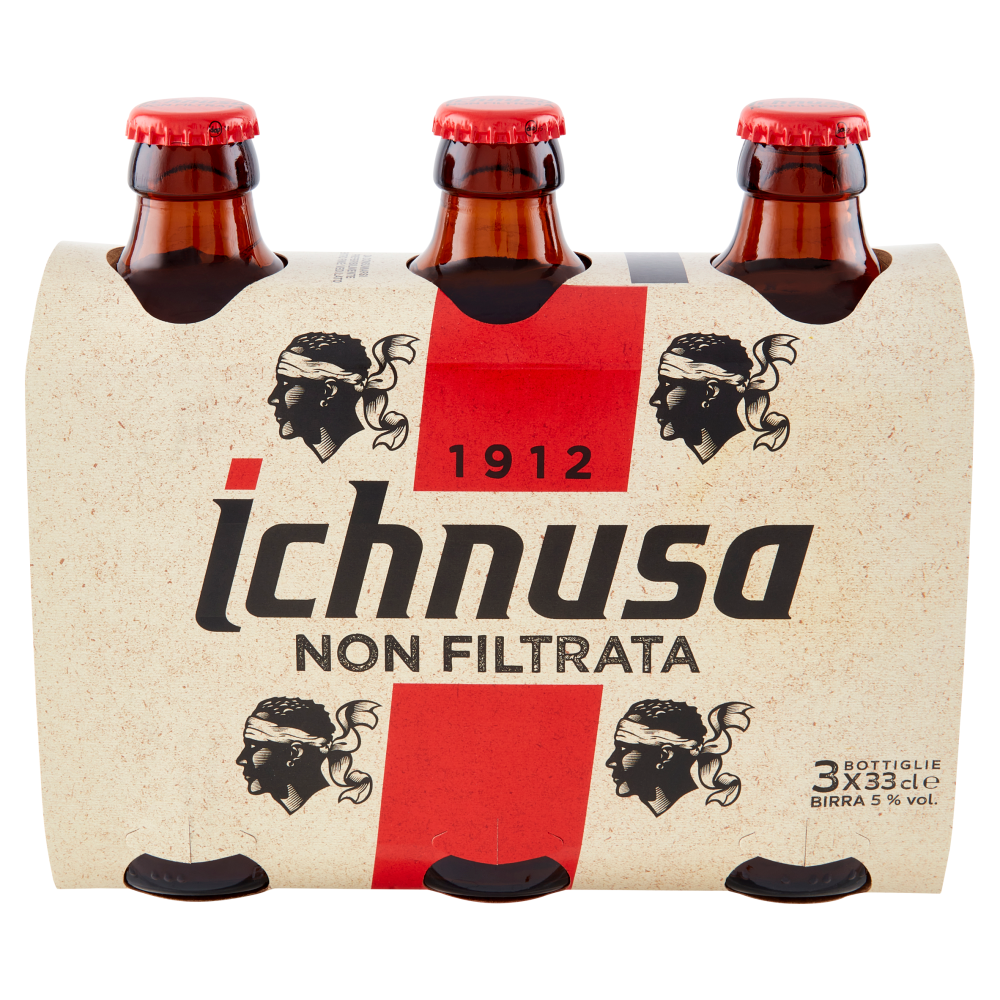 Ichnusa Non Filtrata 3 x 33 cl