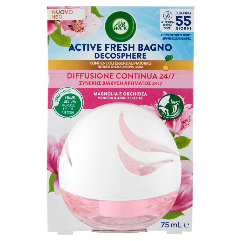 Air Wick Active Fresh Bagno Magnolia e Orchidea 75 mL