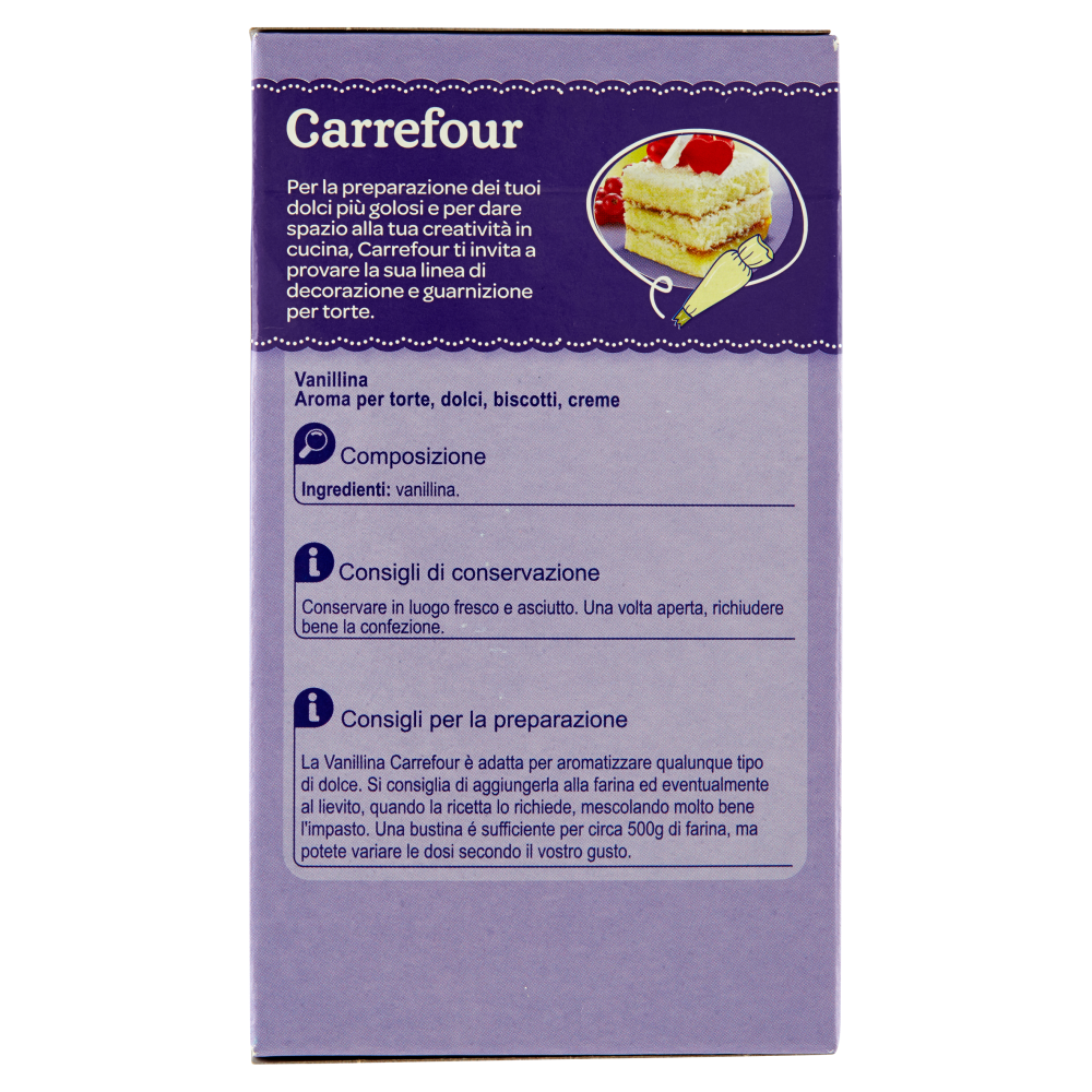 Carrefour Dolci & Decori Vanillina 3 g