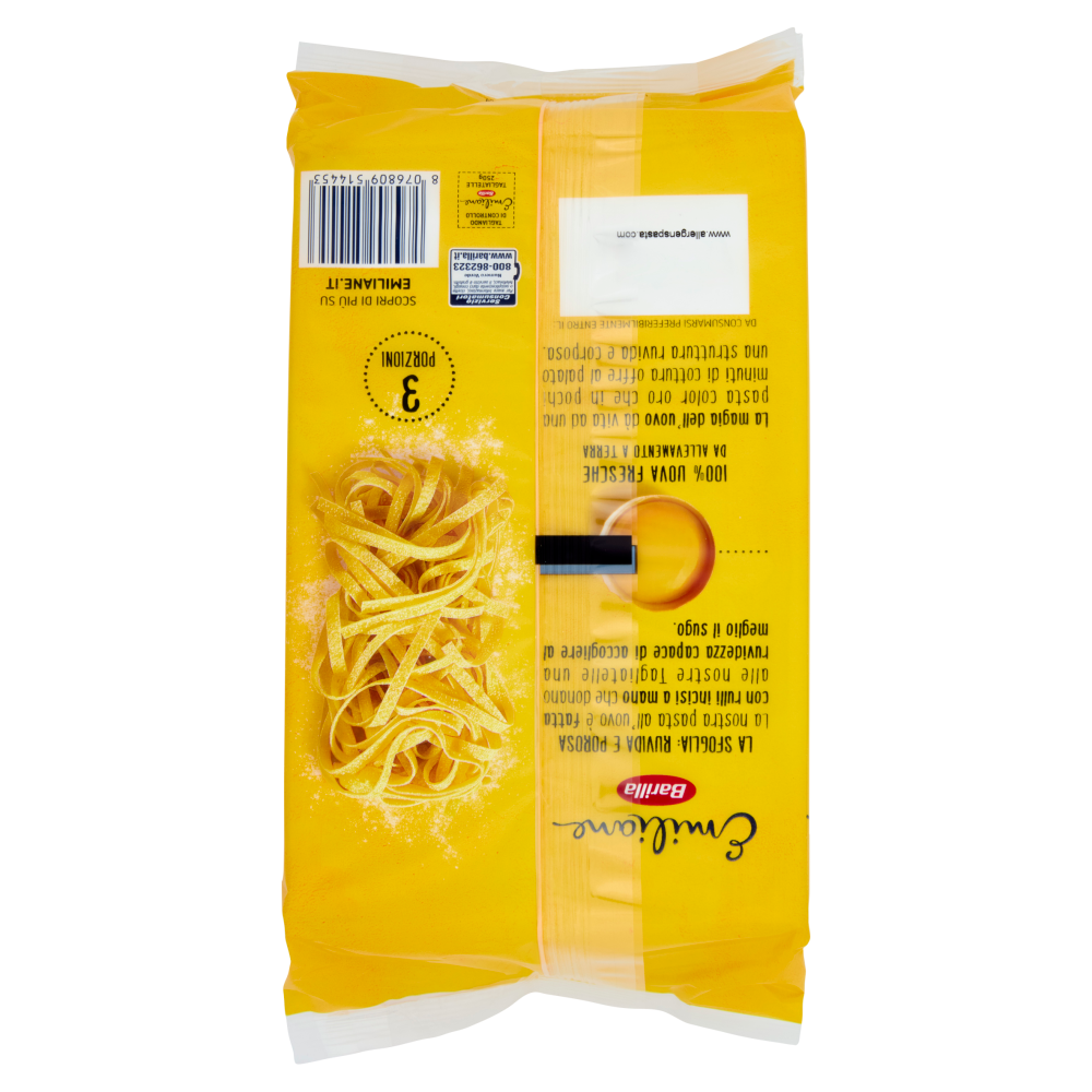 Barilla Emiliane Tagliatelle Pasta all'Uovo 250g
