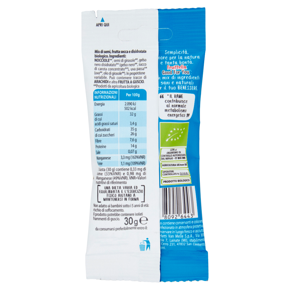 Fruit-tella Good For You* mix energia Bio 30 g