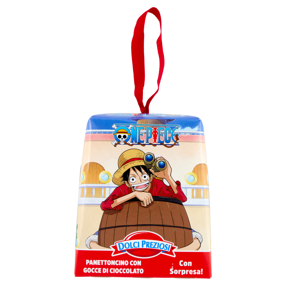 Dolci Preziosi Panettoncino con Gocce di Cioccolato One Piece 100 g