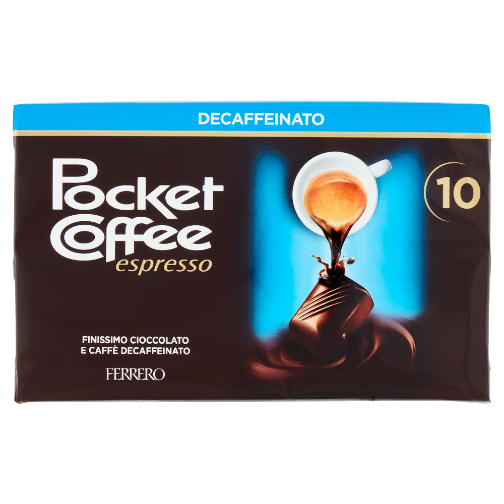 Pocket Coffee espresso Decaffeinato 10 pezzi 125 g Carrefour