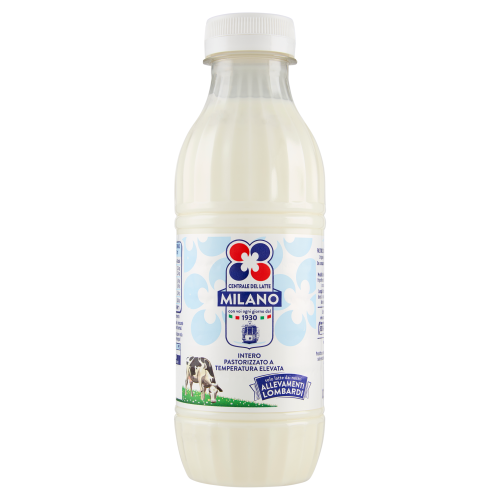 Centrale del Latte Milano Intero Pastorizzato a Temperatura Elevata 0,5 L