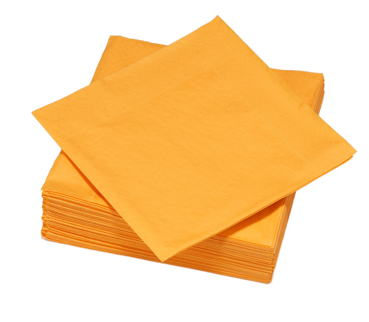 Le Nappage 3616180425884 tovagliolo di carta Cellulosa Arancione 50 pz