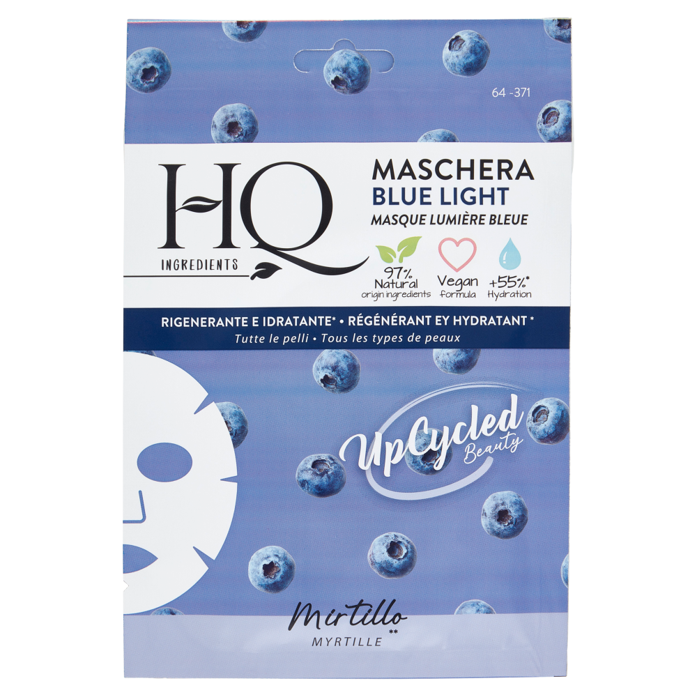 HQ Ingredients Maschera Blue Light Mirtillo