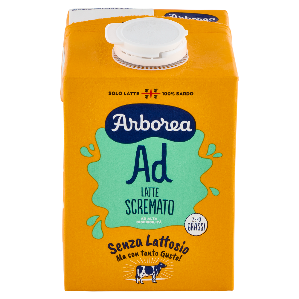 Arborea Ad Latte Scremato ad Alta Digeribilit&agrave; Senza Lattosio 500 ml