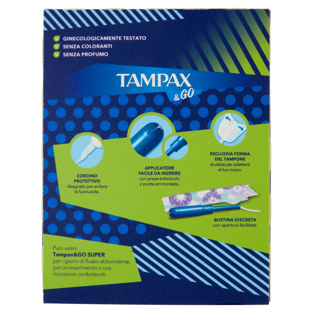 Tampax & Go Super 18 pz Carrefour