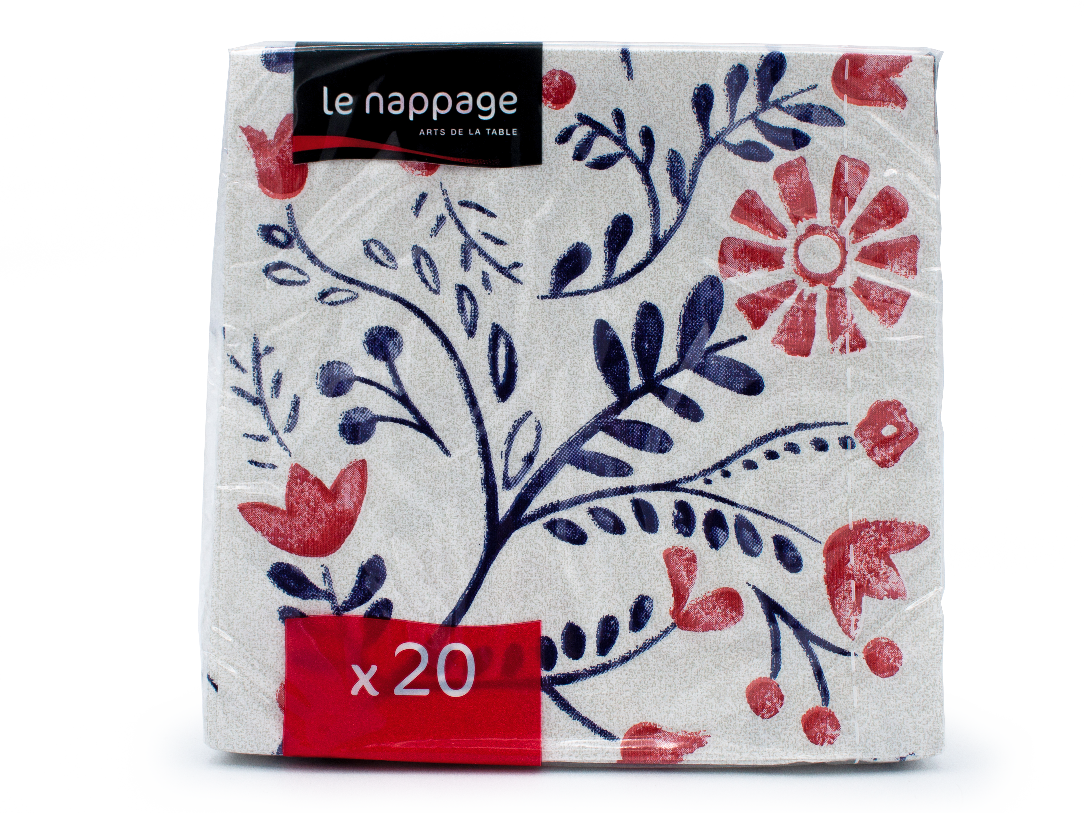 20 tovaglioli 33x33 3 veli Scandi Floral