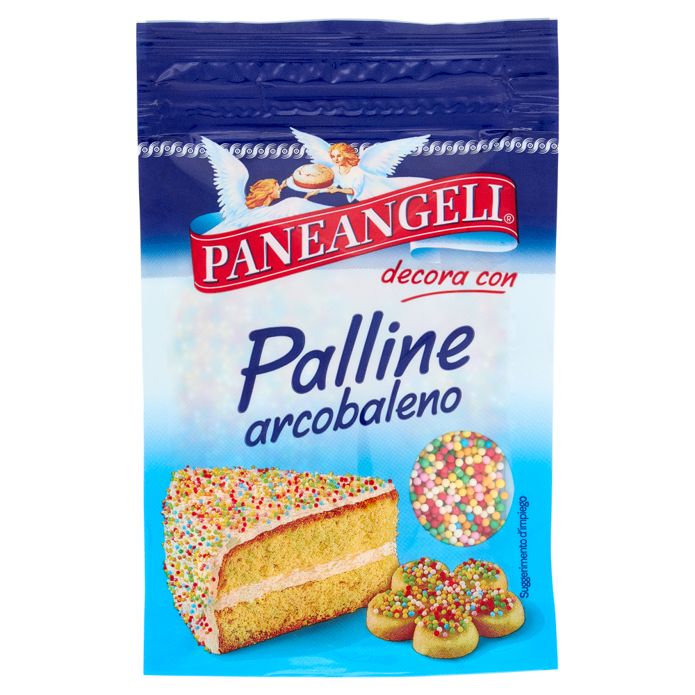 PANEANGELI decora con Palline arcobaleno 60 g