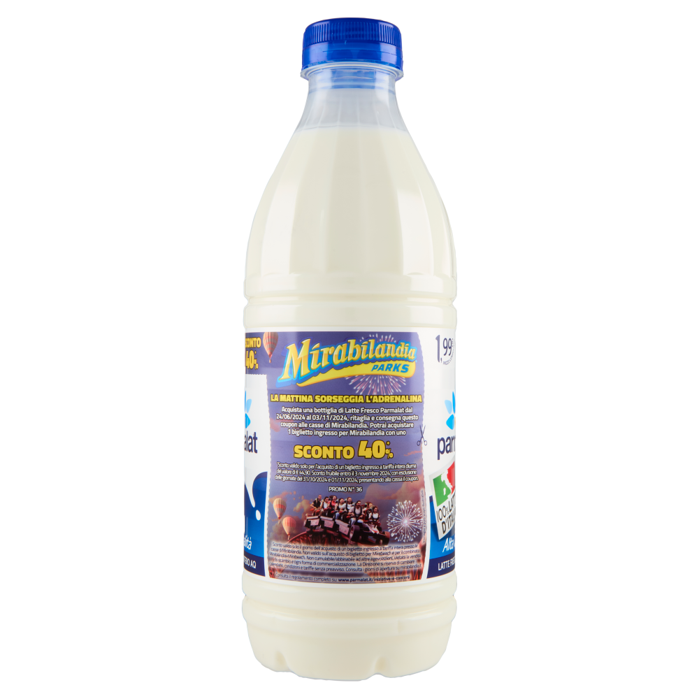 parmalat Alta Qualità Latte Fresco Intero AQ 100% Latte d'Italia 1000 ml
