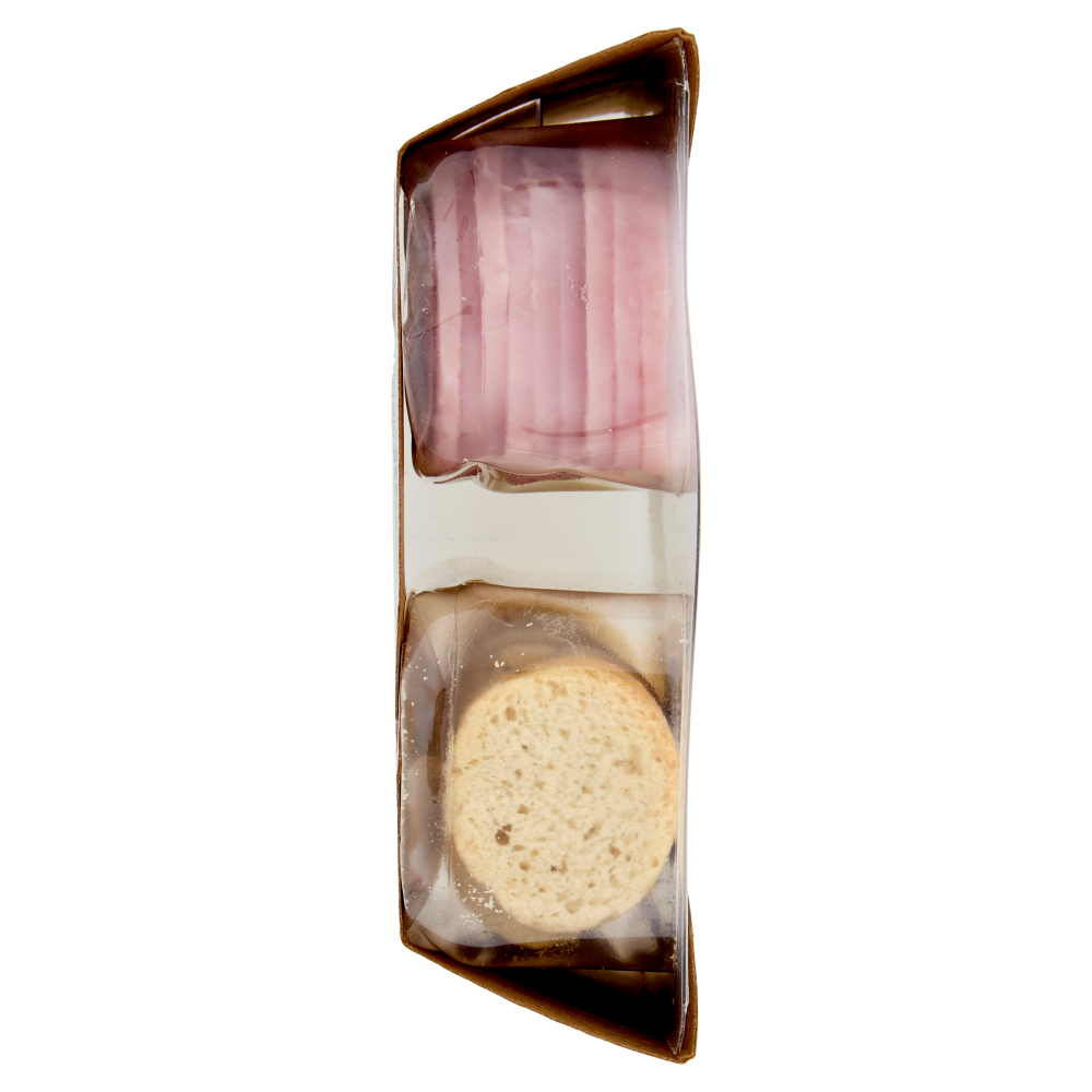 Citterio UnDueTris! Prosciutto Cotto con Formaggio e Crostini 100 g