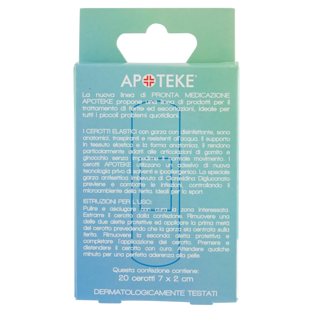 Apoteke Pronta Medicazione Cerotti Elastici Misura M 20 pz