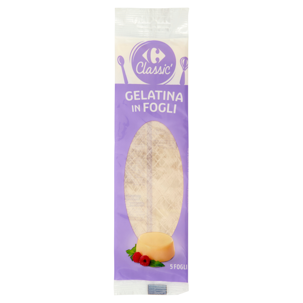 Carrefour Classic Gelatina in Fogli 5 Fogli 24 g