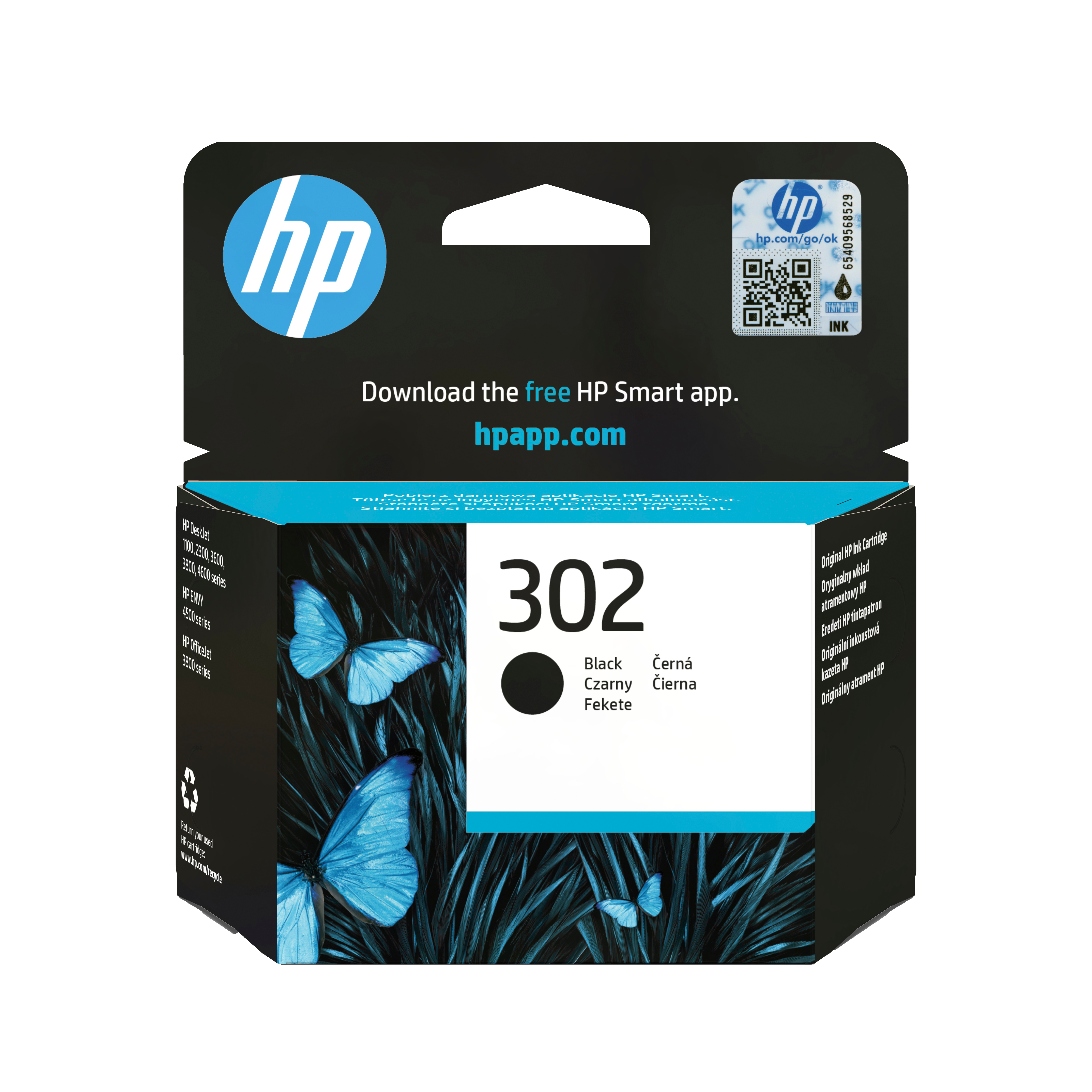HP Cartuccia originale inchiostro nero 302